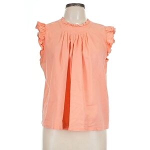 Women's Coral Ruffle Sleeve Blouse M
